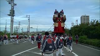 2017.09.23 常滑北條神明車 イオンモール曳き込み