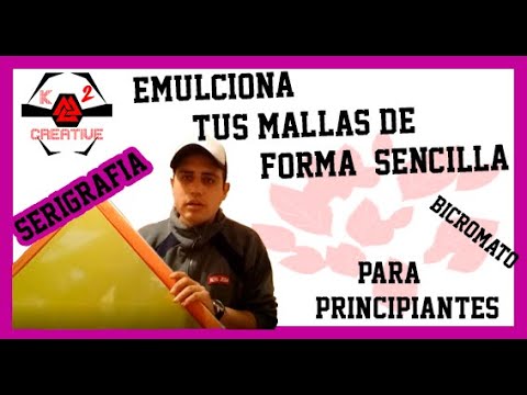 APrende!! CoMo Emulsionar Una Malla Serigráfica (para Principiantes ...