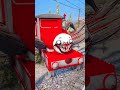 GTA V: THOMAS THE TRAIN SAVING SPIDER MAN FROM CHOO CHOO CHARLES #shorts #trains