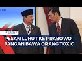 Menko Luhut Minta Prabowo Jangan Bawa Orang Toxic ke Kabinet, Bentuk Cawe-Cawe Politik Jokowi?