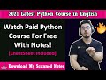 Python Tutorial For Beginners (With Notes) 🔥