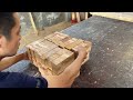 woodworking art s big wave watch 70 year old carpenter create a perfectly curved 3d table