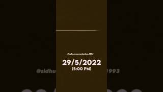 Black day 29 May miss you sidhhu Bhai #viral #india #status #sidhumoosewala #lastride #11junenews