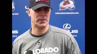 Coach Jussi Parkkila of the Colorado Avalanche Trains Goalies with Swivel Vision