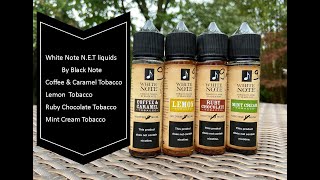 White Note N.E.T liquids review | Black Note new line of NET’s | All are truly amazing flavours!!