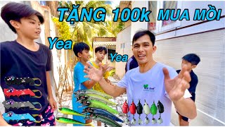 Cả Team Được Anh Tư Khải Tặng 100k Để Mua Mồi Câu Mới |ATK