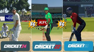 Cricket 24 vs Cricket 22 vs Cricket 19: The Ultimate Graphics \u0026 Gameplay Comparison