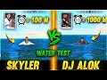 Dj Alok Vs Skyler Complete Ability Test || Speed Test - Garena Free Fire