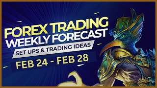 🎯 Weekly Forex Forecast | EURUSD, GBPUSD, USDJPY, AUDUSD, XAUUSD OIL (24/02/2025) Supply And Demand