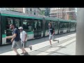 ratp passage de plusieurs bus et tram à porte des lilas