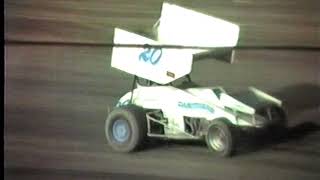 Part 2   1985 Devils Bowl Speedway Winter Nationals NCRA Champ Cars and outlaw sprints