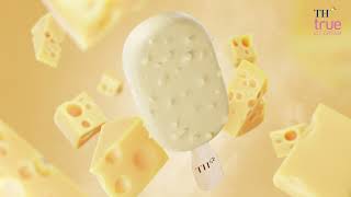 3D TH true ICE CREAM CHEESE Kem que phô mai Bumper Ads