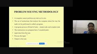 Problem Solving Methodology, Program Development Lifecycle, Python