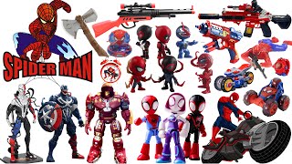 Spider-man Pop Toy series Unbox, Marvel Hero toy set, Spider-Man action doll, Marvel Pop toy gun