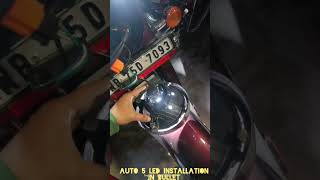 bullet led bulb installation