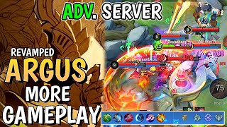 Playing Revamped Argus Again ~ Mobile Legends | Argus Revamp Adv server