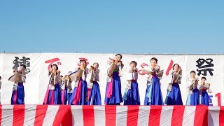 [4K] 関西福祉大学 よさこいサークル 天舞　赤穂でえしょん祭り 2018　メイン会場 (中央)