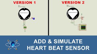 How to Add and Simulate Heart Beat Sensor in Proteus 8 | Pulse Heart Rate | AD8232 Module