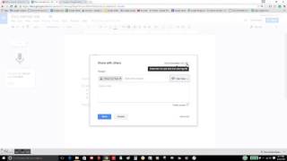 How to create Module documents using Google Docs