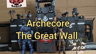 Archecore, the Great Wall 1:35 scale fortification / mobile fortress playset (combination of 4 sets)