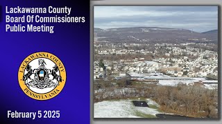 Lackawanna County Board Of Commissioners  2 5 25