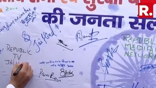 Republic At The Front: Signature Campaign For The Martyrs At Sonar Quila, Jaisalmer