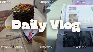 *STUDY VLOG* for NEET PG 2025 📝| baking 🍰, study Timelapse📚,feel sick 🤢 #neetpg2025 #neetpg