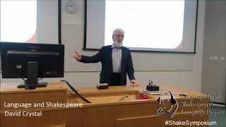 Language and Shakespeare, Prof. David Crystal