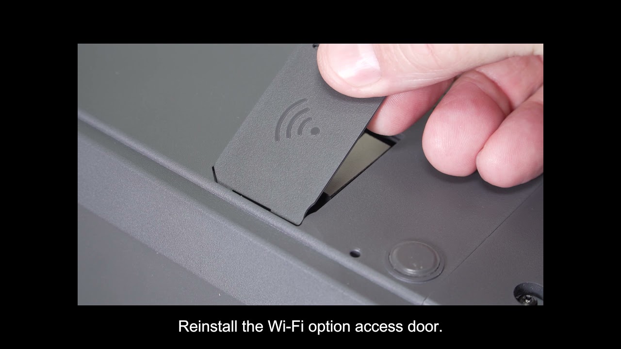 Zd421 Zd621 How To Install The Wifi Option Youtube