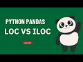 Pandas loc and  iloc explained #dataanalytics #python