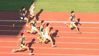 多田修平10.20(+2.9) 準決1 男子100m 日本インカレ陸上2017