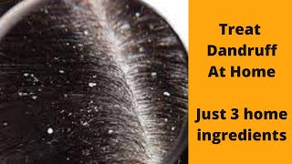 HOW TO TREAT DANDRUFF AT HOME - Dandruff Medical and Home Remedies |MEDSimplified | #shorts