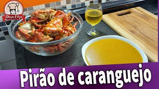 Pirão de caranguejo