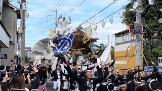 深井だんじり北町紙破り