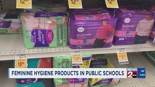 Tennessee bill aims to put feminine hygiene products in public schools