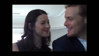 Sam Heughan \u0026 Caitriona Balfe Those eyes