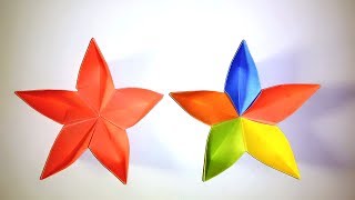 How to Make a Paper Flower? Origami Paper Flower. By: AB Art & Craft School