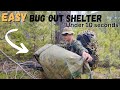 Quick effective shelter during adverse conditions