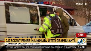 Caz incredibil în județul Argeș! O femeie înjunghiată, uitată de medici la locul atacului