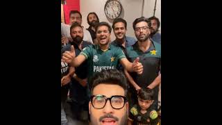 Faisal Qureshi fahad mustafa Winning Moment Pakistan vs India