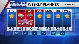 Frigid cold, snow, ahead for New Year's