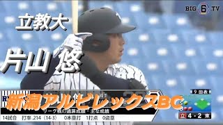 立教大学　片山悠(岸和田ボーイズ-履正社)【東京六大学野球リーグ戦】オイシックス新潟アルビレックスBC