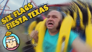 Riding Coasters at Six Flags Fiesta Texas - Behind the Scenes of the Quarry Wall - San Antonio, TX