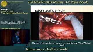 Management of Complications in Robotic General Surgery: When, What and How?