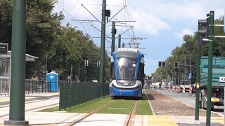 Przejazd techniczny tramwaju wzdłuż al. Jana Pawła II i ul. T. Ptaszyckiego