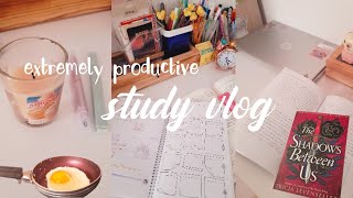 EXTREMELY productive STUDY VLOG🍪/Last video of 2024, study for finals🕰📓, planning, taking notes✨️