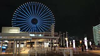 2022.12.4天保山摩天輪與大阪海遊館的夜景