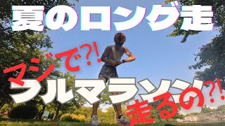 【朝活の極みはフルマラソン】夏のロング走/長居公園を無限ラン