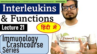 Interleukins and cytokines in Hindi