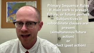 Latin 101: Sequence of Tenses